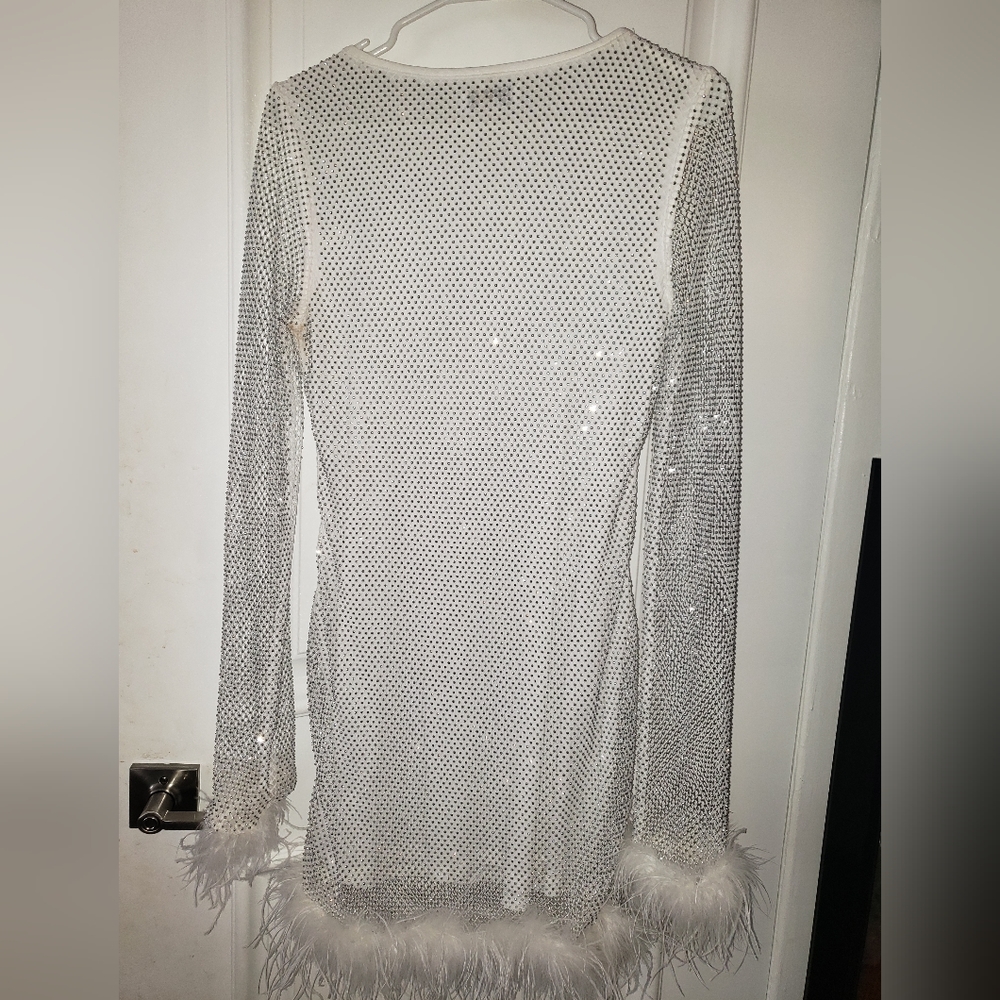 Diamond studded party dress